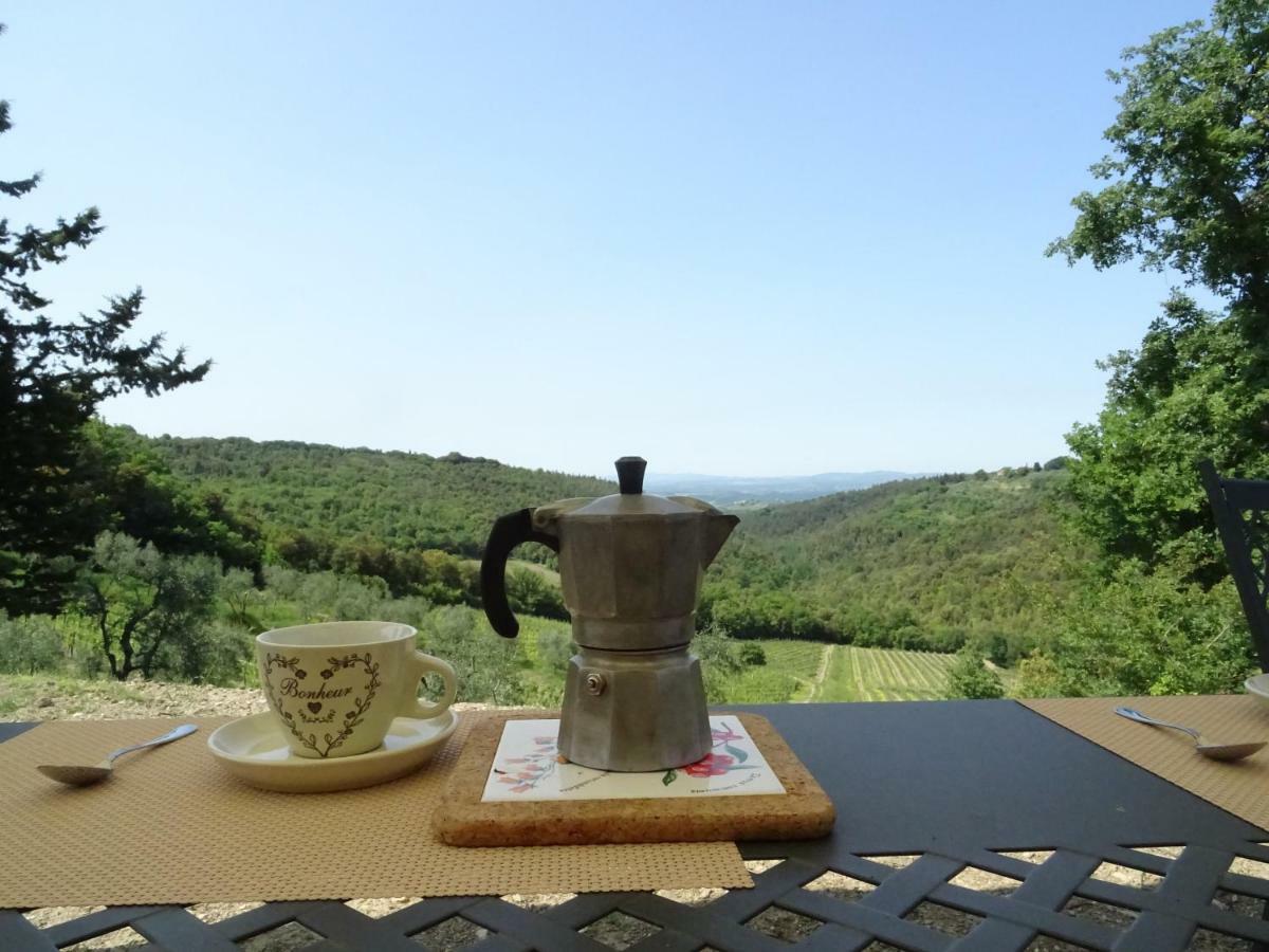 Agriturismo Piemaggino Castellina in Chianti Eksteriør bilde